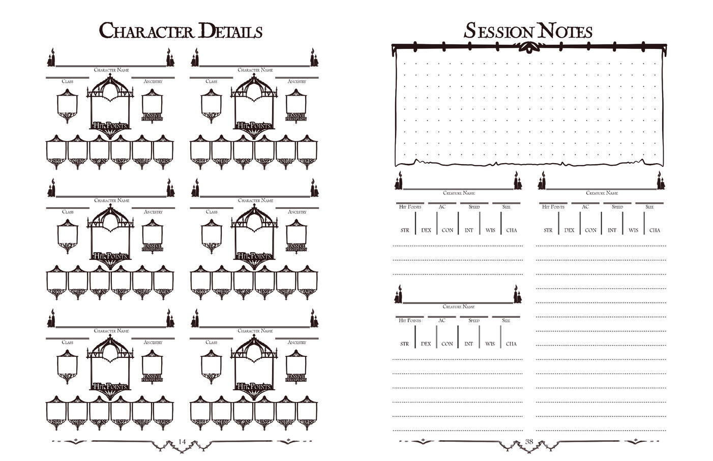 DnD Character Journal